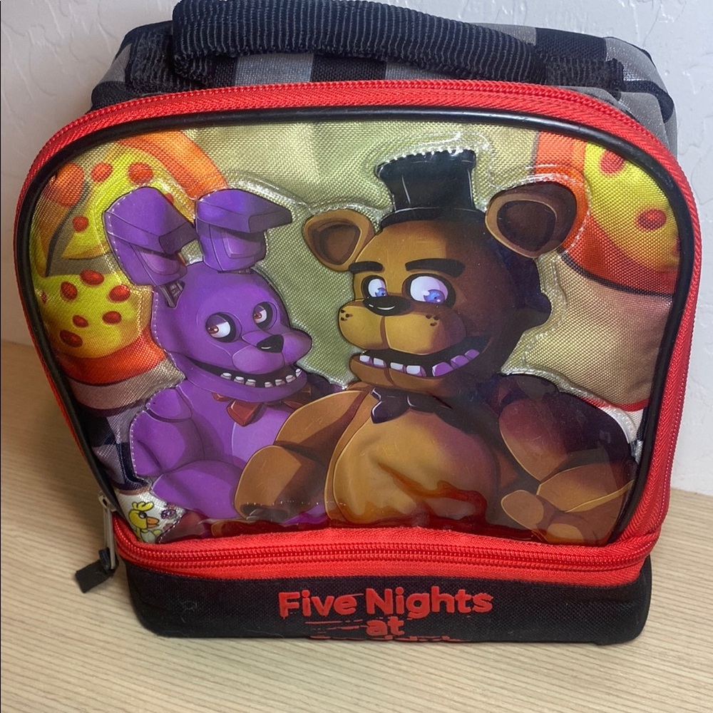 Themed Lunch Bag - Red and Black